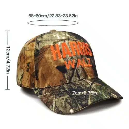 Harris Walz Camo Dad Hat